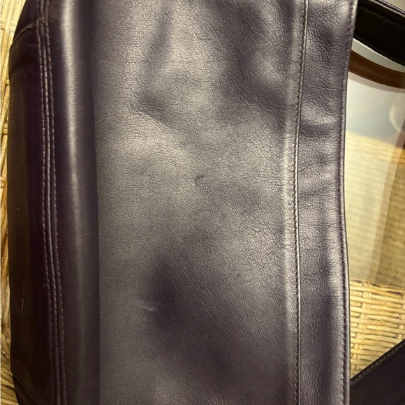 Coach Lexington Purple Leather Zip Crossbody Made In Dr Style 4186 - Picture 9 of 11